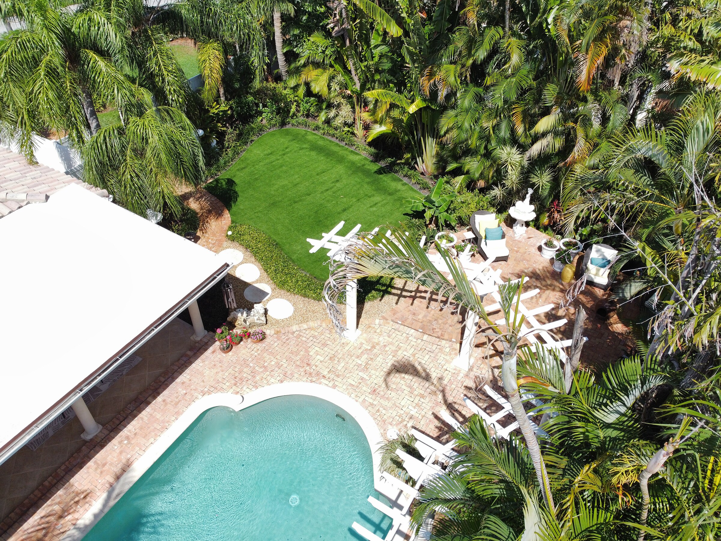Designed South Florida landscape