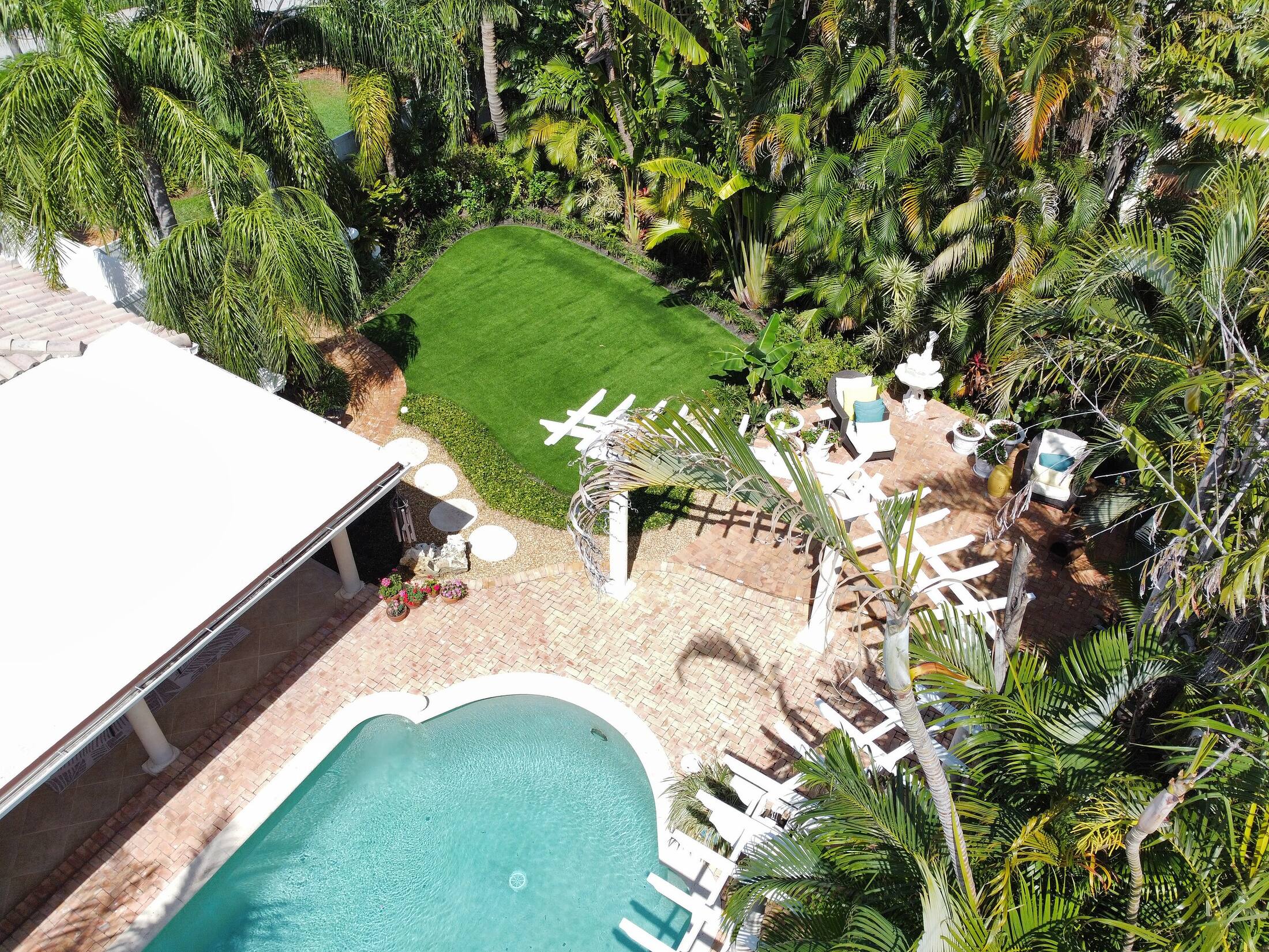 Designed South Florida landscape