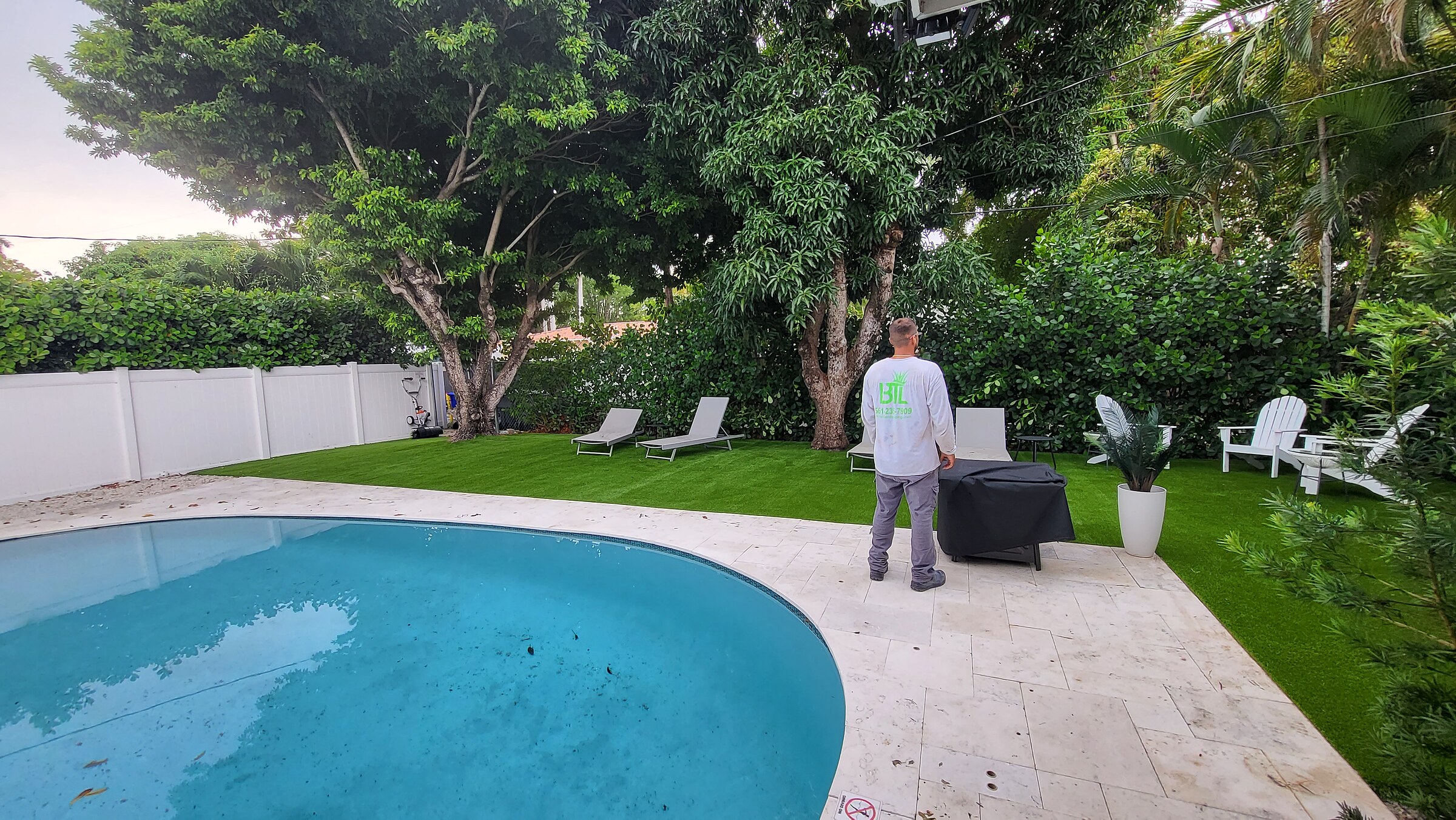 Completed Ben Turf turf and landscape project